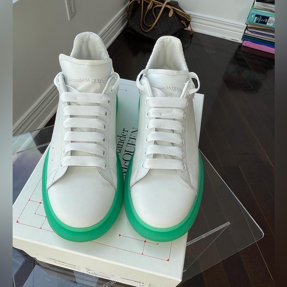 Alexander McQeen white/white/green - Picture 3 of 5